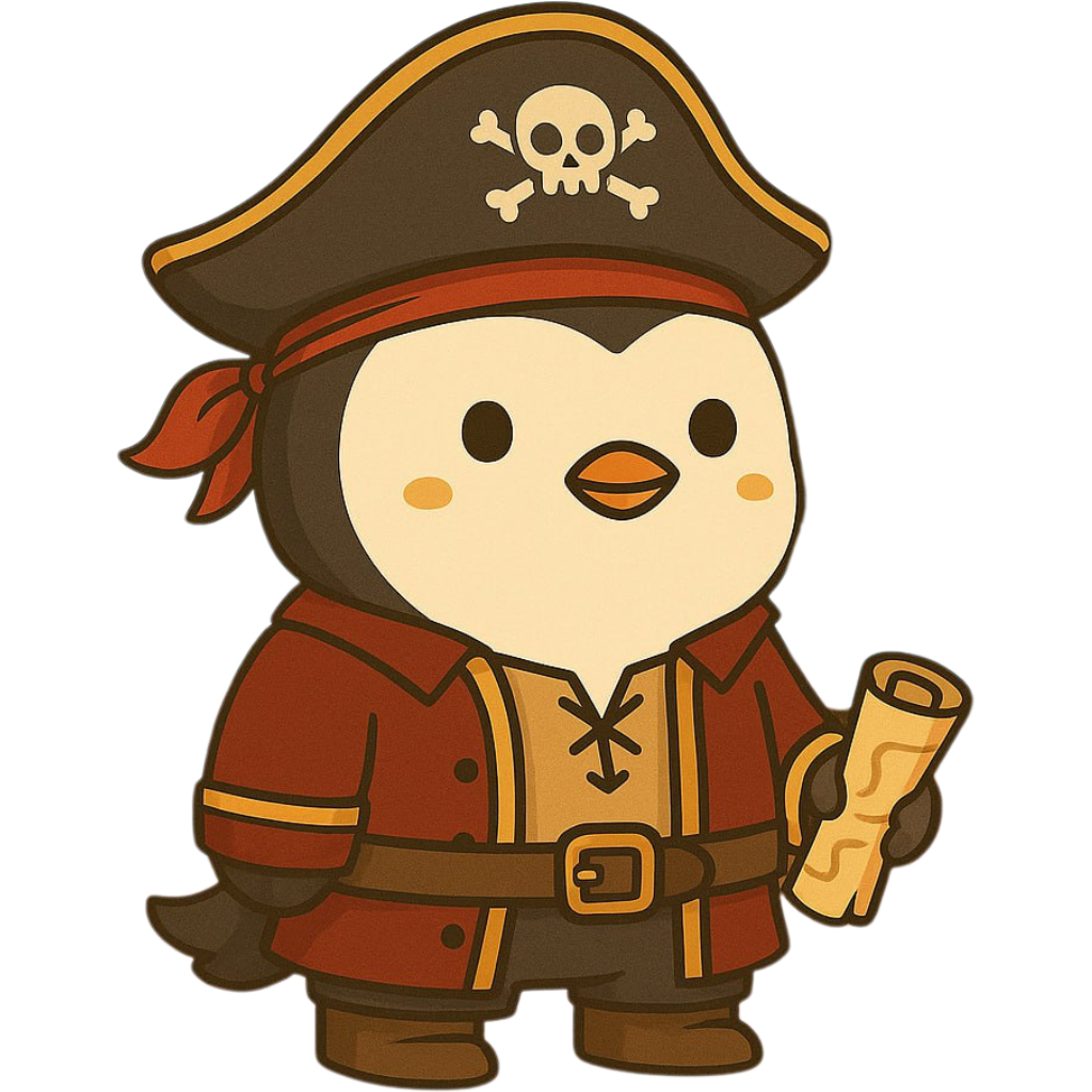 PENGUBONK Pirate Character
